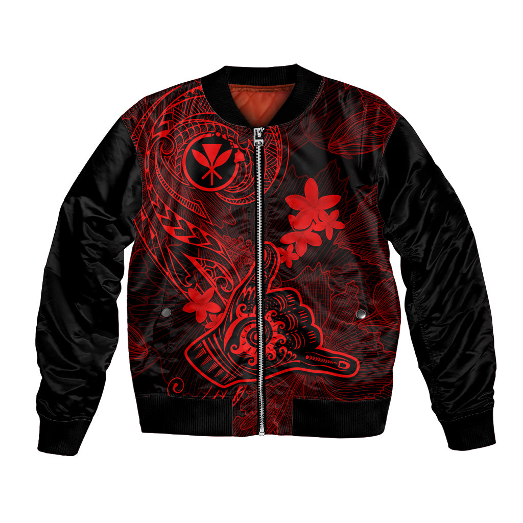 hawaii-bomber-jacket-shaka-tattoo-mix-polynesian-plumeria-red-version