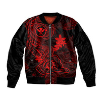 hawaii-bomber-jacket-shaka-tattoo-mix-polynesian-plumeria-red-version