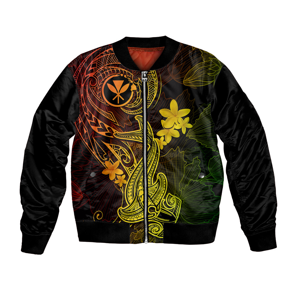 hawaii-bomber-jacket-hammerhead-shark-tattoo-mix-polynesian-plumeria-reggae-version