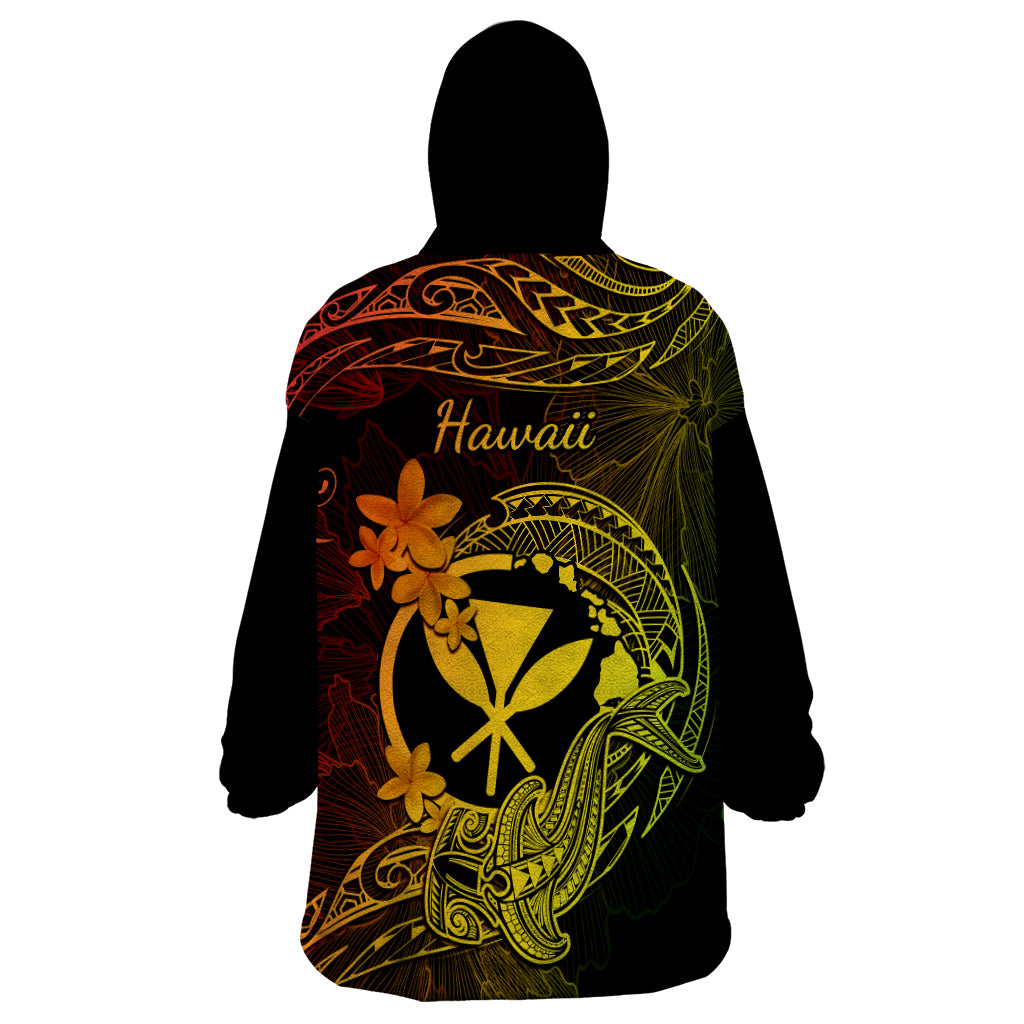 hawaii-wearable-blanket-hoodie-hammerhead-shark-tattoo-mix-polynesian-plumeria-reggae-version