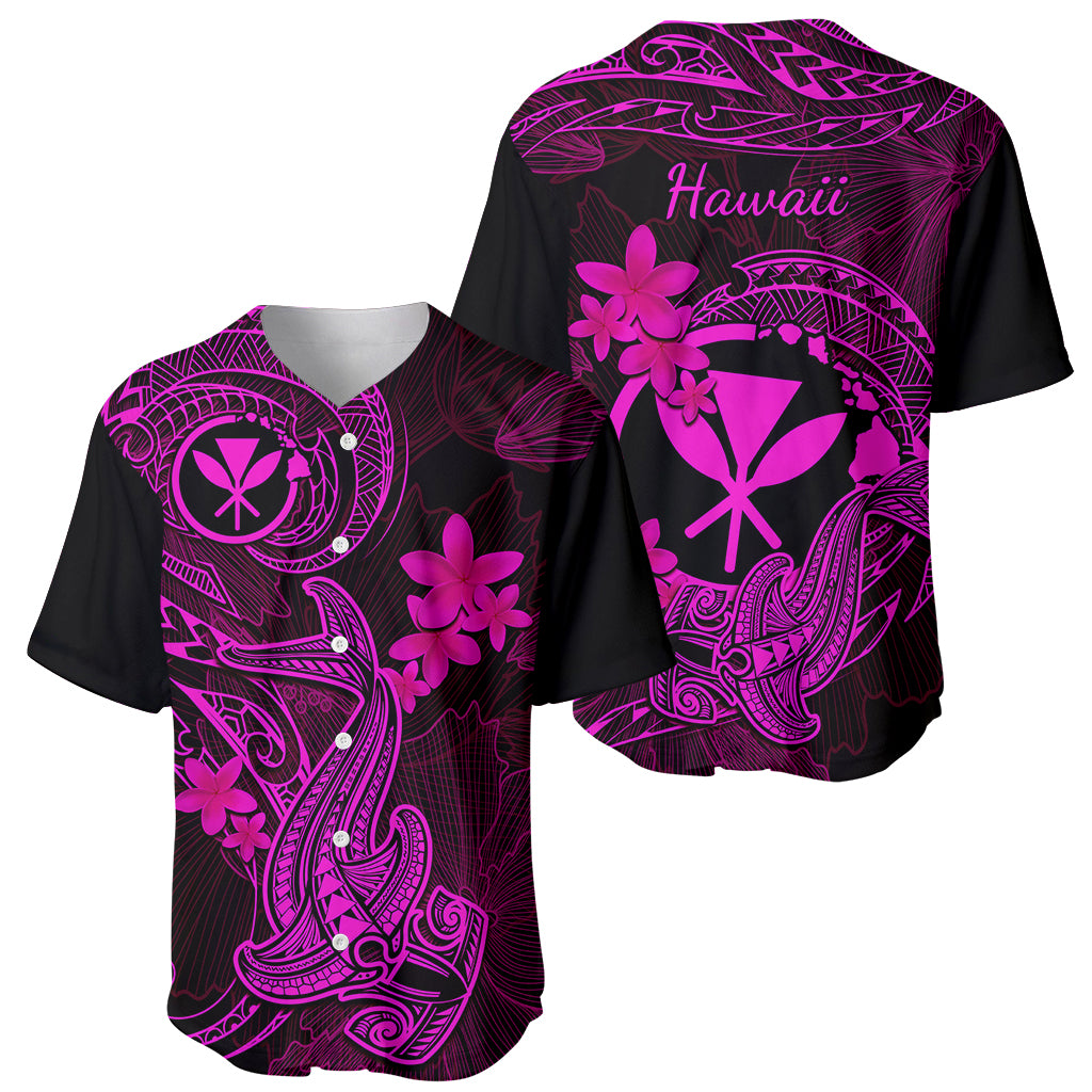 hawaii-baseball-jersey-hammerhead-shark-tattoo-mix-polynesian-plumeria-pink-version