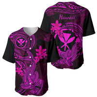 hawaii-baseball-jersey-hammerhead-shark-tattoo-mix-polynesian-plumeria-pink-version