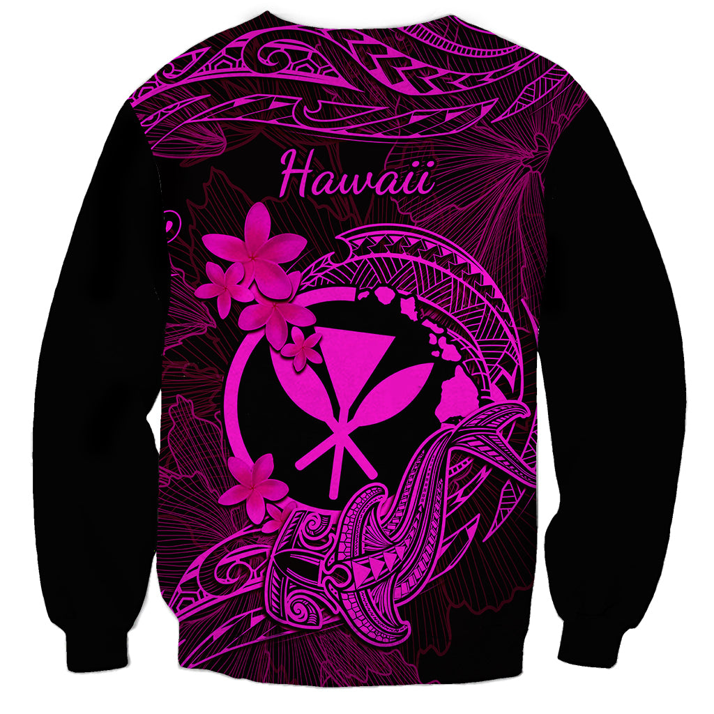 hawaii-sweatshirt-hammerhead-shark-tattoo-mix-polynesian-plumeria-pink-version
