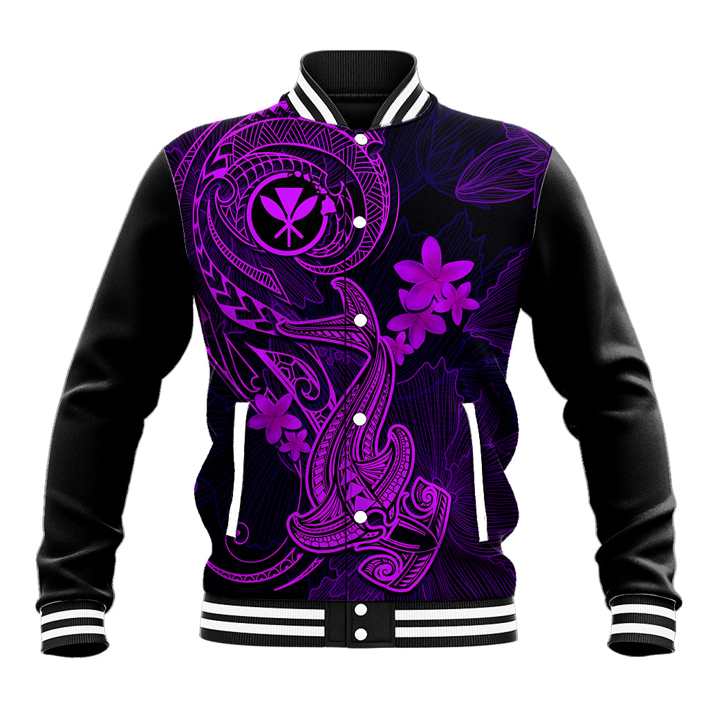 hawaii-baseball-jacket-hammerhead-shark-tattoo-mix-polynesian-plumeria-purple-version