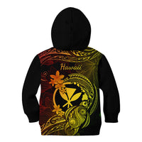 Hawaii Kid Hoodie Turtle Mix Polynesian Plumeria Reggae Version LT14 - Polynesian Pride