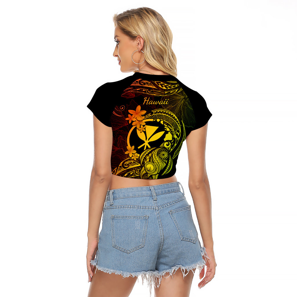 hawaii-raglan-cropped-t-shirt-turtle-mix-polynesian-plumeria-reggae-version