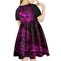 hawaii-kid-short-sleeve-dress-turtle-mix-polynesian-plumeria-pink-version