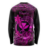 hawaii-long-sleeve-shirt-turtle-mix-polynesian-plumeria-pink-version