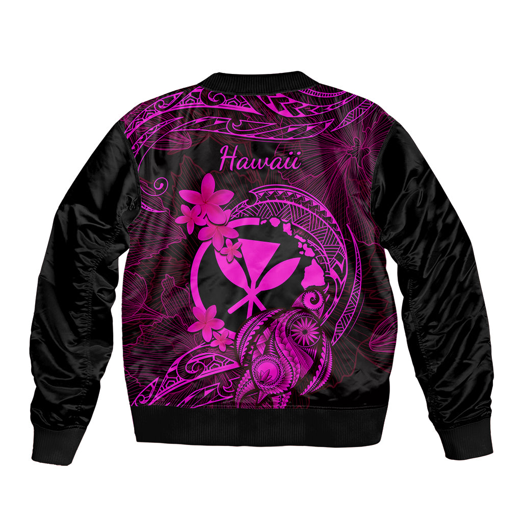 hawaii-sleeve-zip-bomber-jacket-turtle-mix-polynesian-plumeria-pink-version