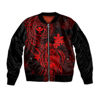 hawaii-sleeve-zip-bomber-jacket-turtle-mix-polynesian-plumeria-red-version