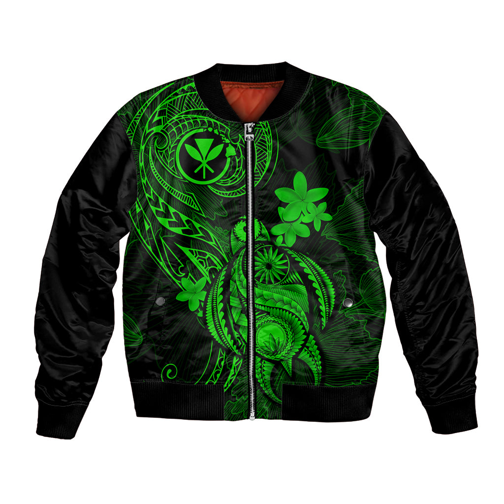 hawaii-bomber-jacket-turtle-mix-polynesian-plumeria-green-version