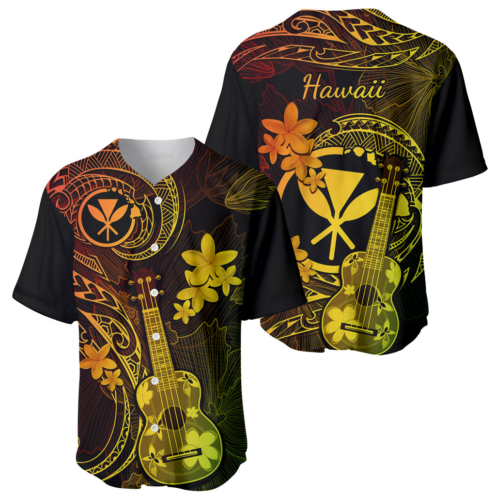 hawaii-baseball-jersey-ukulele-mix-polynesian-plumeria-reggae-version
