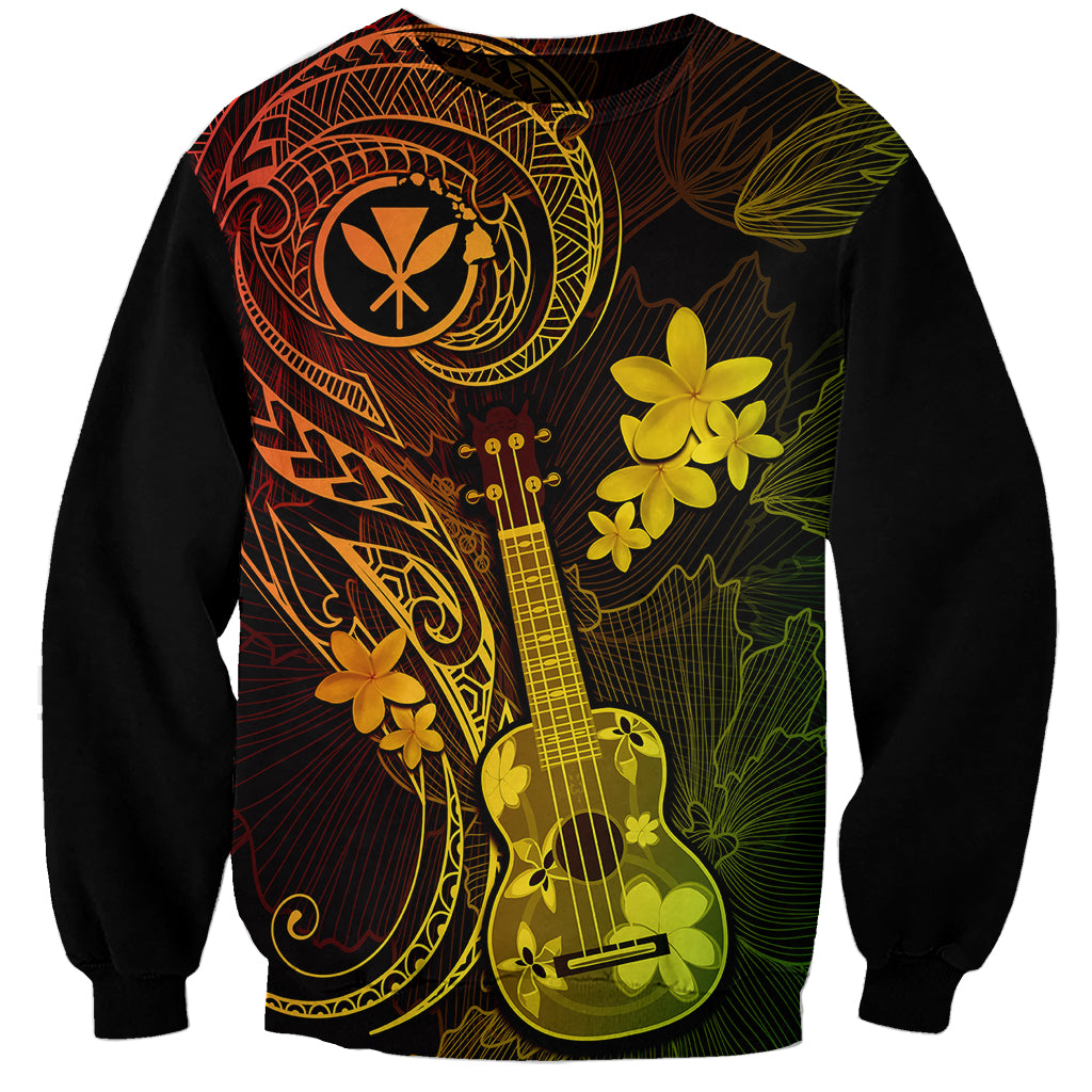 hawaii-sweatshirt-ukulele-mix-polynesian-plumeria-reggae-version