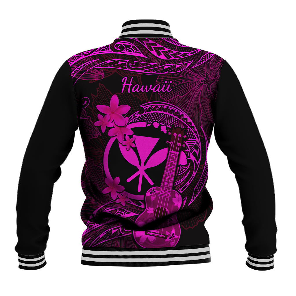 hawaii-baseball-jacket-ukulele-mix-polynesian-plumeria-pink-version