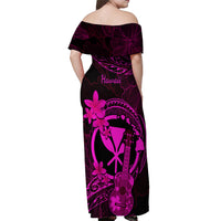 hawaii-off-shoulder-maxi-dress-ukulele-mix-polynesian-plumeria-pink-version
