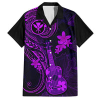 hawaii-family-matching-mermaid-dress-and-hawaiian-shirt-ukulele-mix-polynesian-plumeria-purple-version