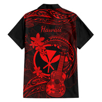 hawaii-family-matching-tank-maxi-dress-and-hawaiian-shirt-ukulele-mix-polynesian-plumeria-red-version