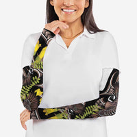 New Zealand Valentines Day Arm Sleeves Piwakawaka Lovers Maori Koru Tattoo - Polynesian Pride