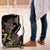 New Zealand Valentines Day Luggage Cover Piwakawaka Lovers Maori Koru Tattoo - Polynesian Pride