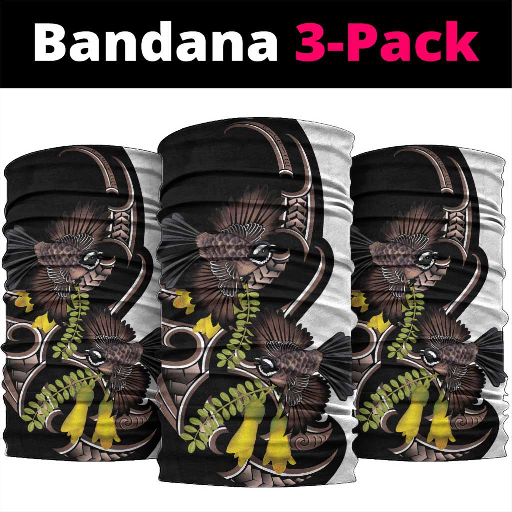 New Zealand Valentines Day Neck Gaiter Piwakawaka Lovers Maori Koru Tattoo - Polynesian Pride