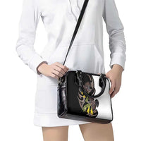 New Zealand Valentines Day Shoulder Handbag Piwakawaka Lovers Maori Koru Tattoo - Polynesian Pride