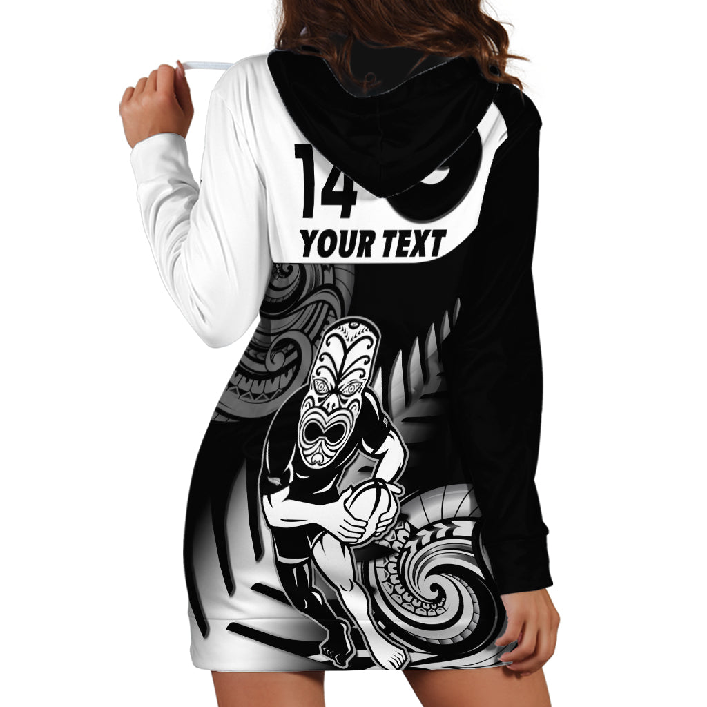 Custom New Zealand Silver Fern Rugby Hoodie Dress Go Champions NZ All Black Maori Koru LT14 - Polynesian Pride