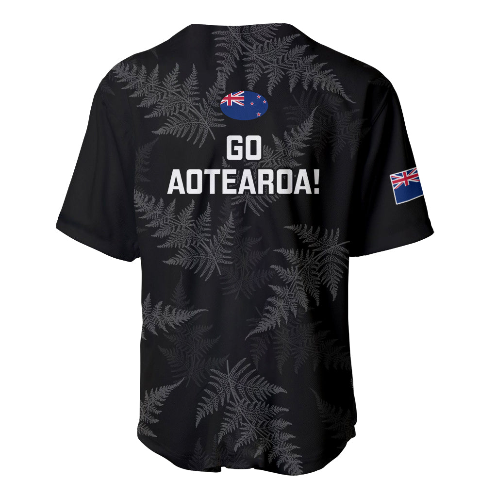 New Zealand Silver Fern Rugby Baseball Jersey 2023 Go Aotearoa Champions World Cup LT14 - Polynesian Pride