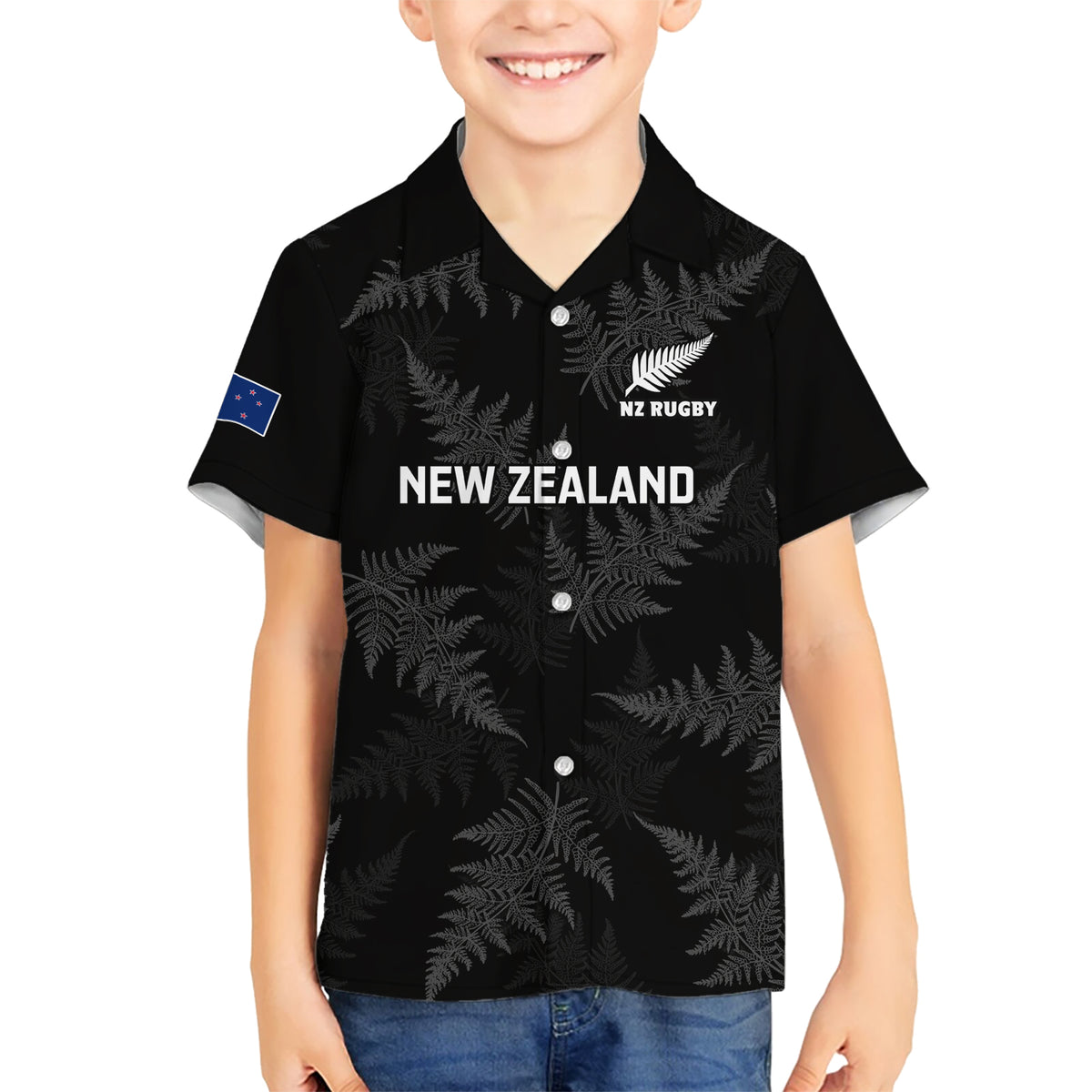 Custom New Zealand Silver Fern Rugby Hawaiian Shirt 2023 Go Aotearoa Champions World Cup LT14 - Polynesian Pride