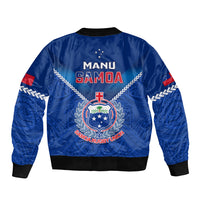Samoa Rugby Bomber Jacket 2023 Go Manu Samoa LT14 - Polynesian Pride