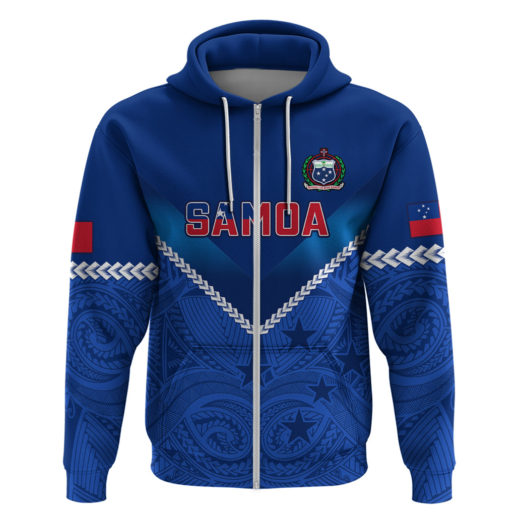 Samoa Rugby Hoodie 2023 Go Manu Samoa LT14 - Polynesian Pride