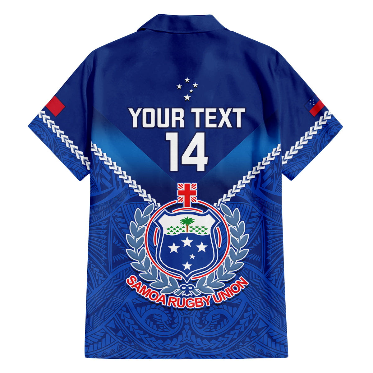 Custom Samoa Rugby Family Matching Long Sleeve Bodycon Dress and Hawaiian Shirt 2023 Go Manu Samoa LT14 - Polynesian Pride