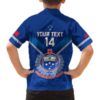 Custom Samoa Rugby Kid Hawaiian Shirt 2023 Go Manu Samoa LT14 - Polynesian Pride