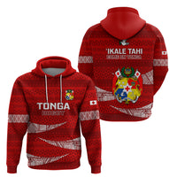 Tonga Rugby Hoodie 2023 Ikale Tahi Tongan Ngatu Pattern LT14 - Polynesian Pride