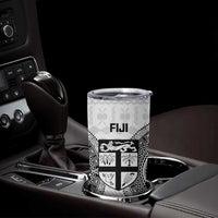 Fiji Rugby Tumbler Cup Go Champions World Cup Fijian Tapa Pattern