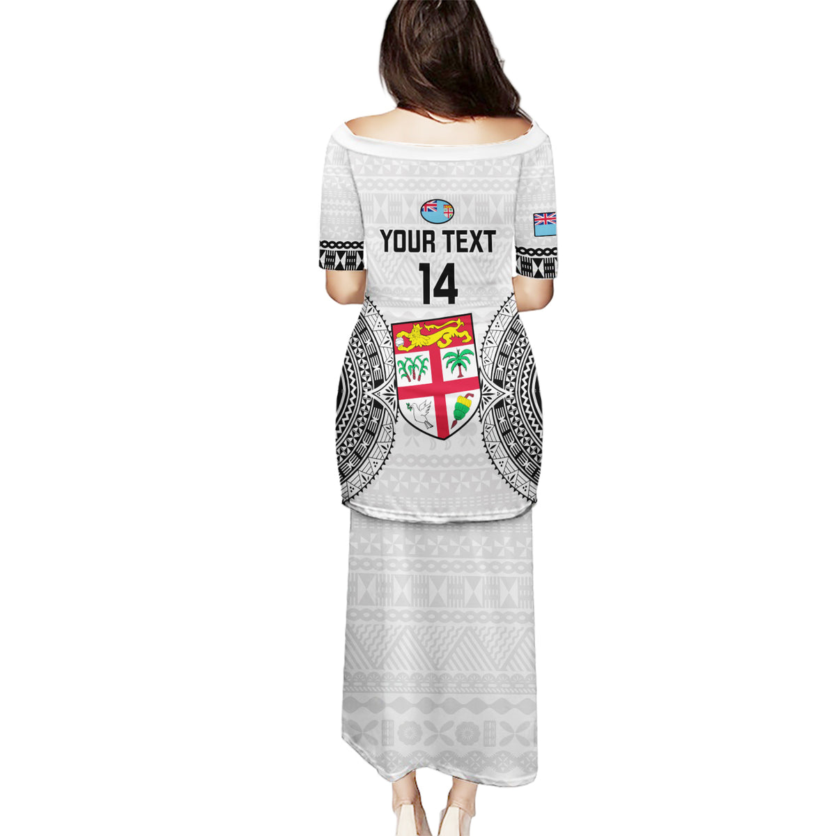 Custom Fiji Rugby Puletasi 2023 Go Champions World Cup Fijian Tapa Pattern LT14 - Polynesian Pride