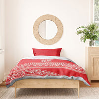 Mate Ma'a Tonga 2026 Rugby Bedding Set Go Champions Tongan Ngatu Pattern LT14 - Polynesian Pride