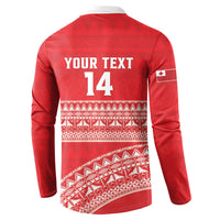 Mate Ma'a Tonga 2026 Rugby Custom Button Sweatshirt Go Champions Tongan Ngatu Pattern LT14 - Polynesian Pride