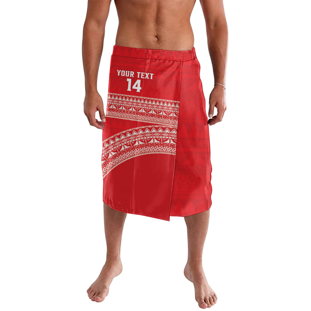 Mate Ma'a Tonga 2026 Rugby Custom Lavalava Go Champions Tongan Ngatu Pattern LT14 Red - Polynesian Pride