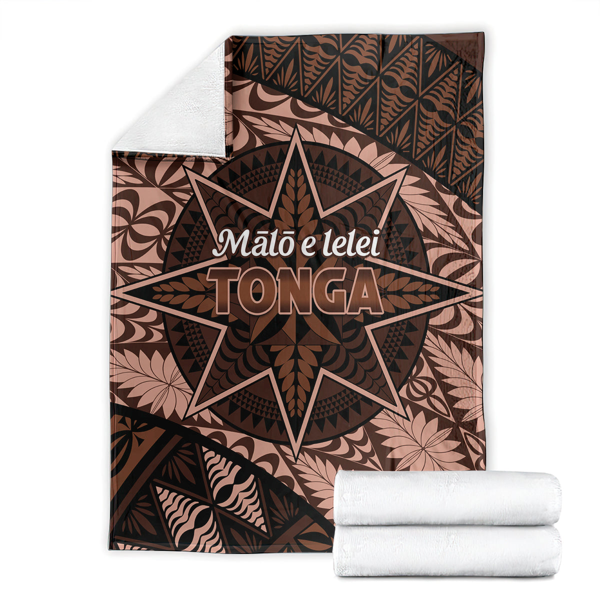 Malo e lelei Tonga Blanket Tongan Ngatu Pattern Vintage Vibes LT14 - Polynesian Pride