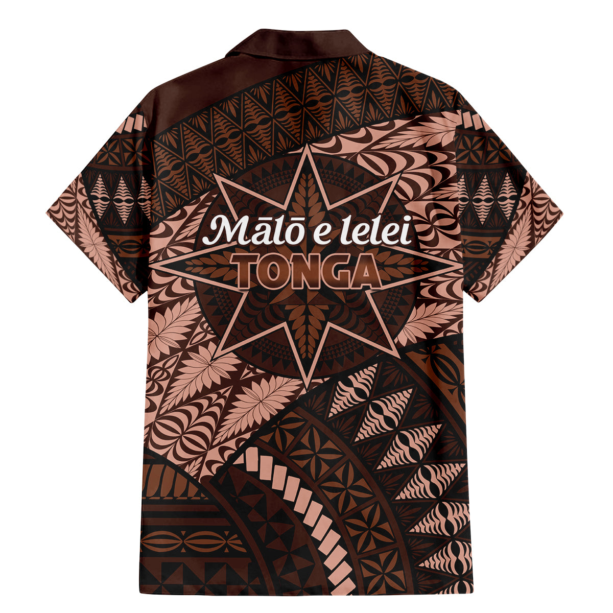 Malo e lelei Tonga Family Matching Mermaid Dress and Hawaiian Shirt Tongan Ngatu Pattern Vintage Vibes LT14 - Polynesian Pride