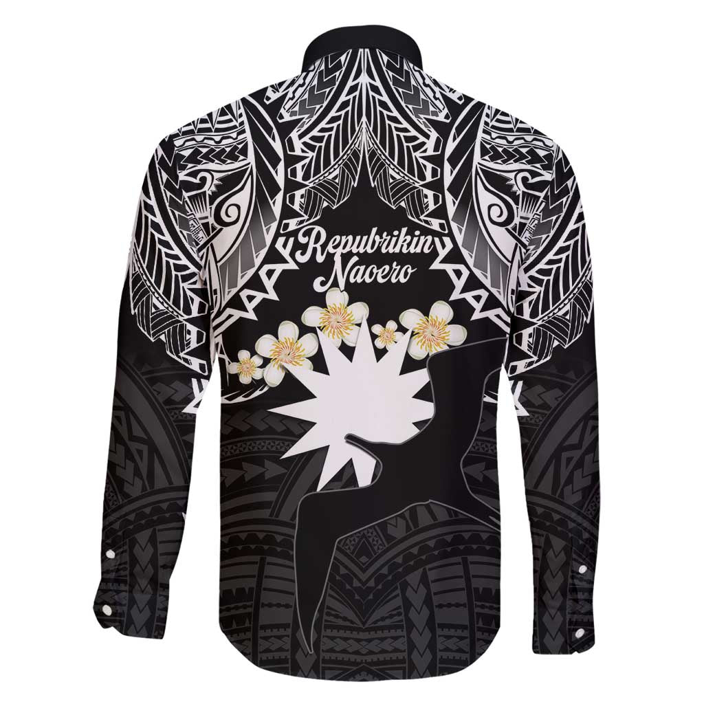 Ekamowir Omo Nauru Family Matching Puletasi and Hawaiian Shirt Naoero Twelve-pointed Star Polynesian Tattoo