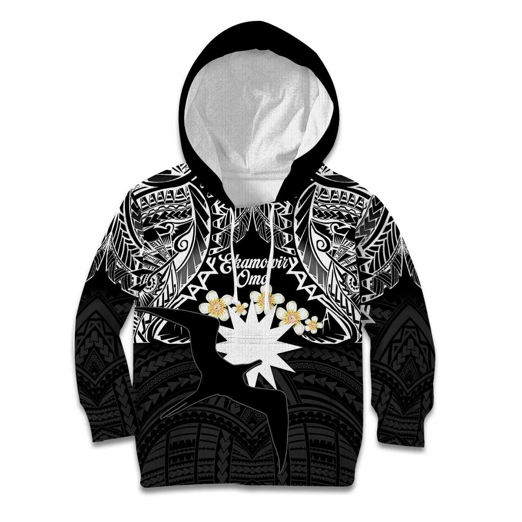 Ekamowir Omo Nauru Kid Hoodie Naoero Twelve-pointed Star Polynesian Tattoo