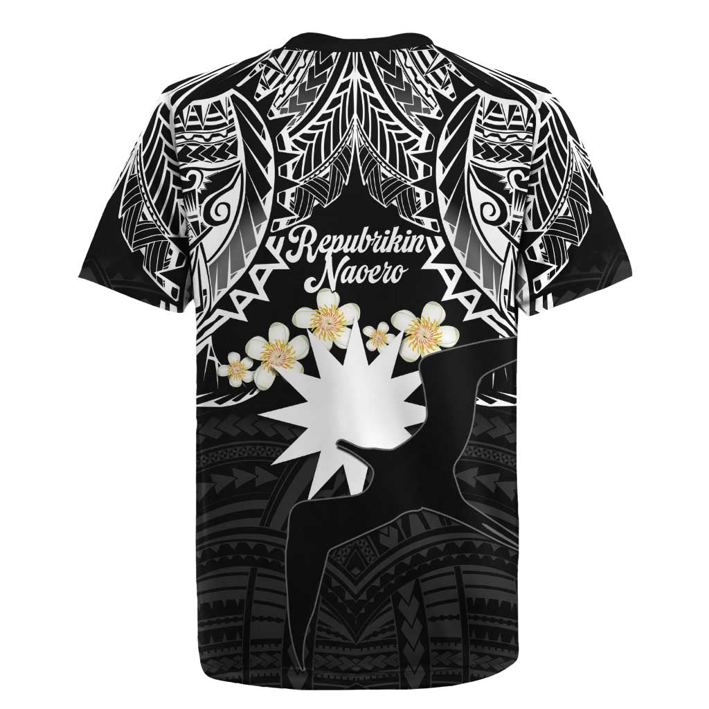 Ekamowir Omo Nauru Rugby Jersey Naoero Twelve-pointed Star Polynesian Tattoo
