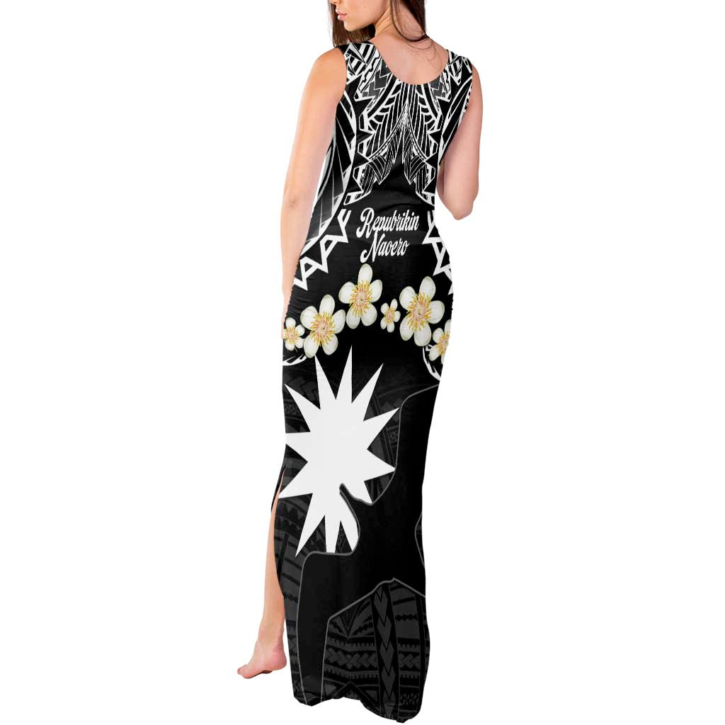 Ekamowir Omo Nauru Tank Maxi Dress Naoero Twelve-pointed Star Polynesian Tattoo