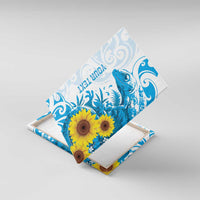 New Zealand Autism Awareness Month Canvas Wall Art Takiwatanga Maori Lizard With Sunflower