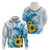 New Zealand Autism Awareness Month Hoodie Takiwatanga Maori Lizard With Sunflower