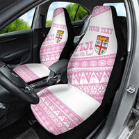 Fiji Rugby 2025 Custom Car Seat Cover Fijian Tapa Toso Viti Toso - Pink