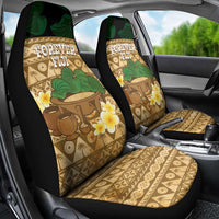 Bula Fiji Kava Bowl Car Seat Cover Fijian Tapa Cloth Vintage Vibe