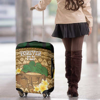 Bula Fiji Kava Bowl Luggage Cover Fijian Tapa Cloth Vintage Vibe