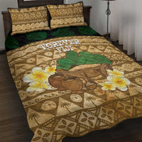 Bula Fiji Kava Bowl Quilt Bed Set Fijian Tapa Cloth Vintage Vibe